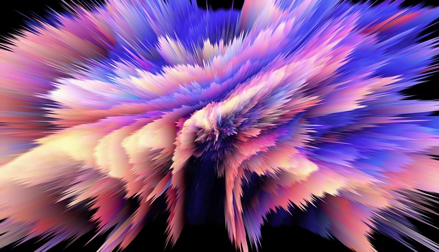 Free explosion abstract background illustration