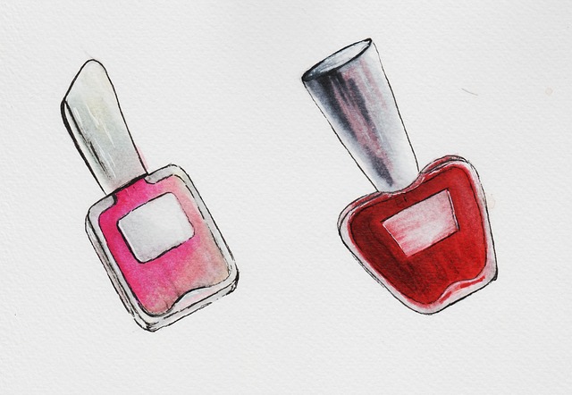 Free varnish nails pedicure illustration