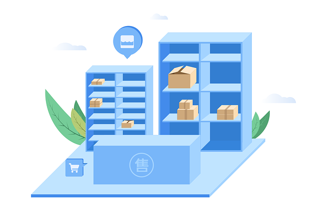 Free shop shopping ecommerce illustration