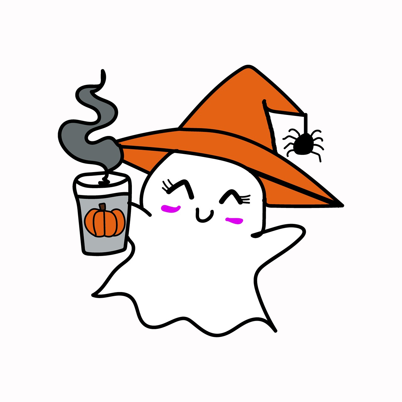 54-teiliges Halloween-Ausschnitte-Set – Kürbis, Spinne, Geist, Hexe, Für Klassenzimmer, Party-Deko, Wiederverwendbar