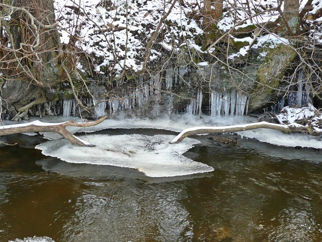 Vinter, Is, Sø
