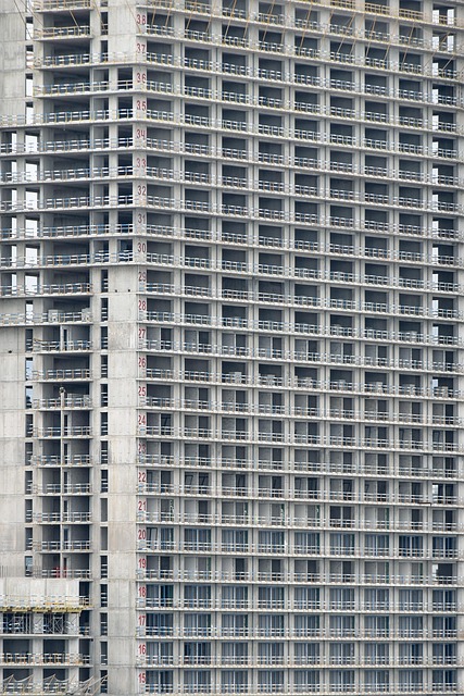 skyscraper, construction, house, concrete, building, apartments