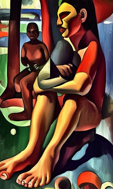 Kunst, Maleri, Farver, Natur