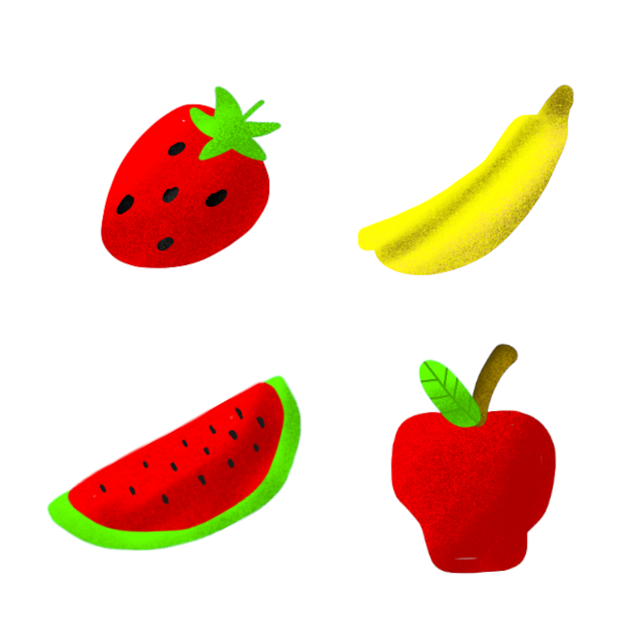 Free fruits food nutrition illustration