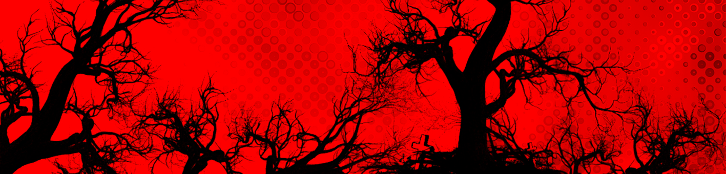 Tote Bäume, Wald, Halloween-Hintergrund