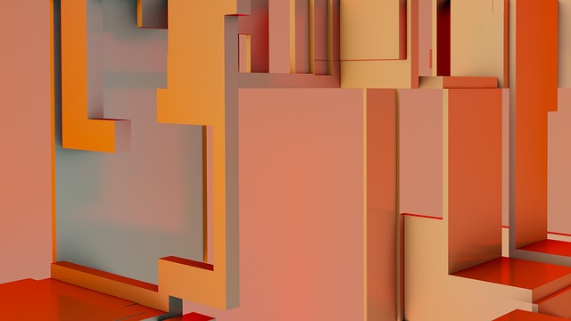 Free abstract geometric hd wallpaper illustration