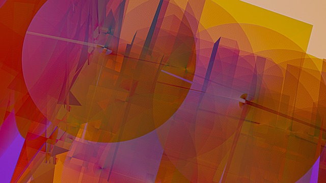 Free abstract geometric background illustration