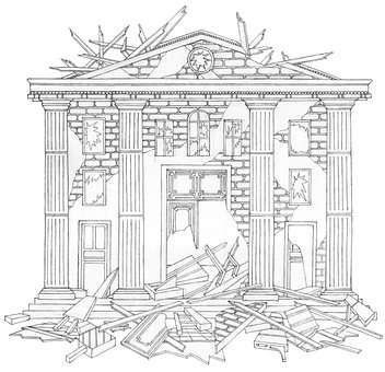 Free Museum Ruins illustration and picture