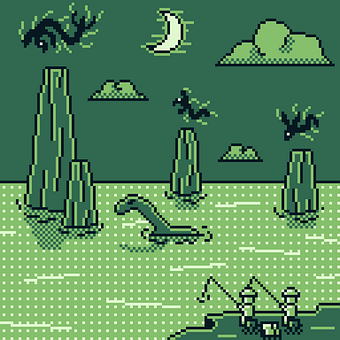 Piksel, Pikselkunst, Monster, Lovecraft