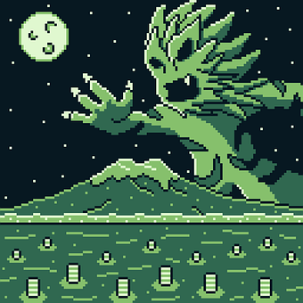 Piksel, Pikselkunst, Monster, Lovecraft