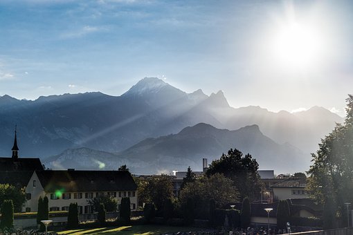 Free Mountains Sun photo and picture