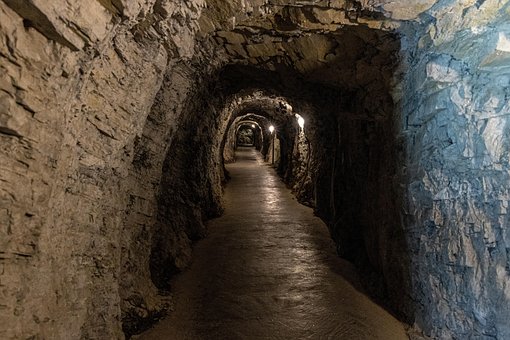 Free Tunnel Cave photo and picture