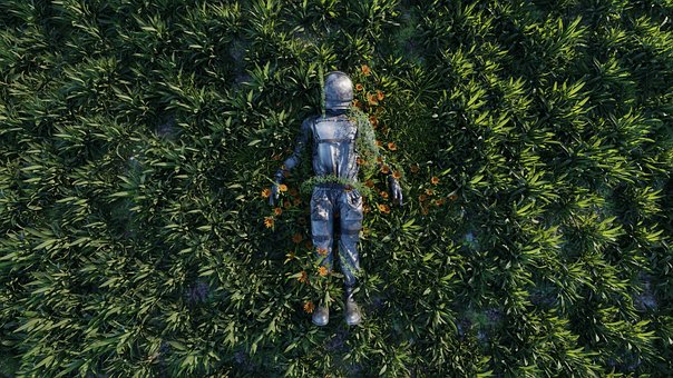 Astronauta, Traje Espacial, Plantas