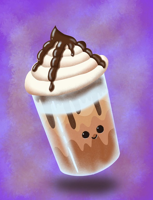 Eiskaffee, Milchtee, Blasentee, Kawaii