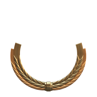 Free Wreath Golden Wreath illustration and picture