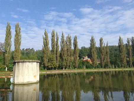 Dam, Natur, Vand, Vandreservoir, Landsby