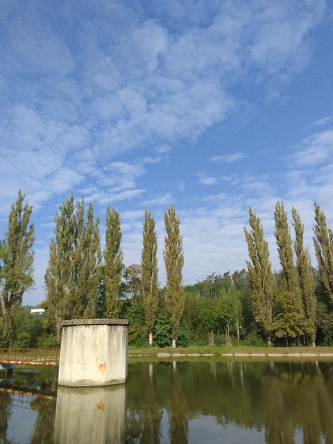 Himmel, Dam, Klar Himmel, Portræt Natur