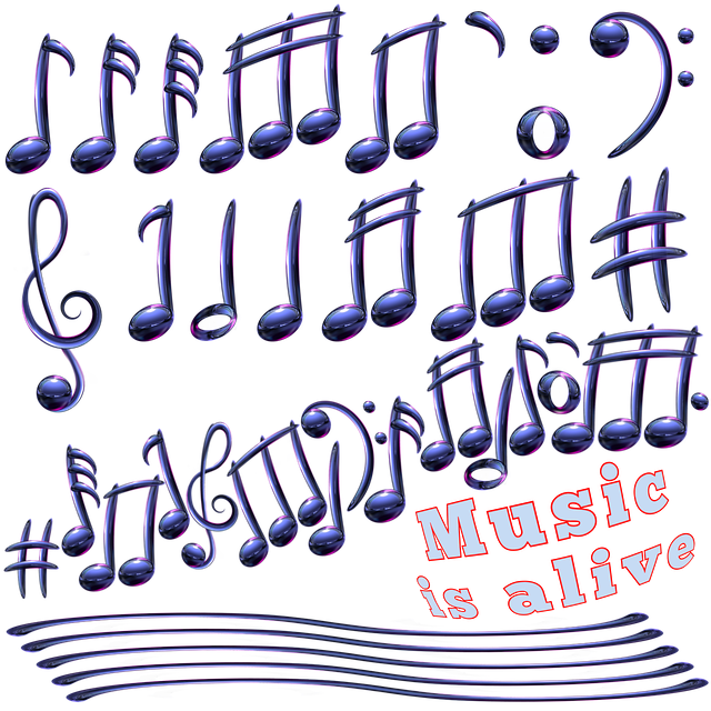 Free music musical notes audio illustration