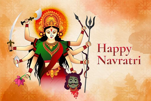 Free Durga Navratri illustration and picture