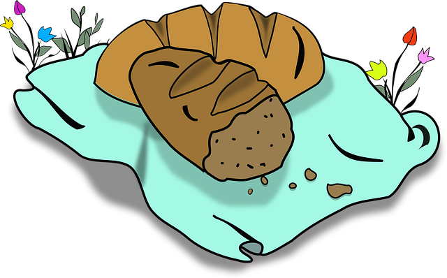 Free Bread Flower Background vector and picture