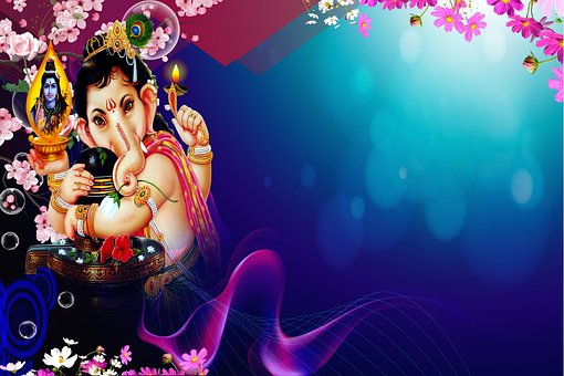 Pooja, Hochzeitsrahmen Ganesh, Ganesha
