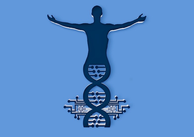 Free dna evolution technology illustration