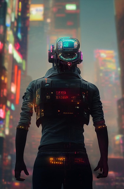 Download free HD stock image of Cyborg Humanoid Free cyborg humanoid futuristic illustration