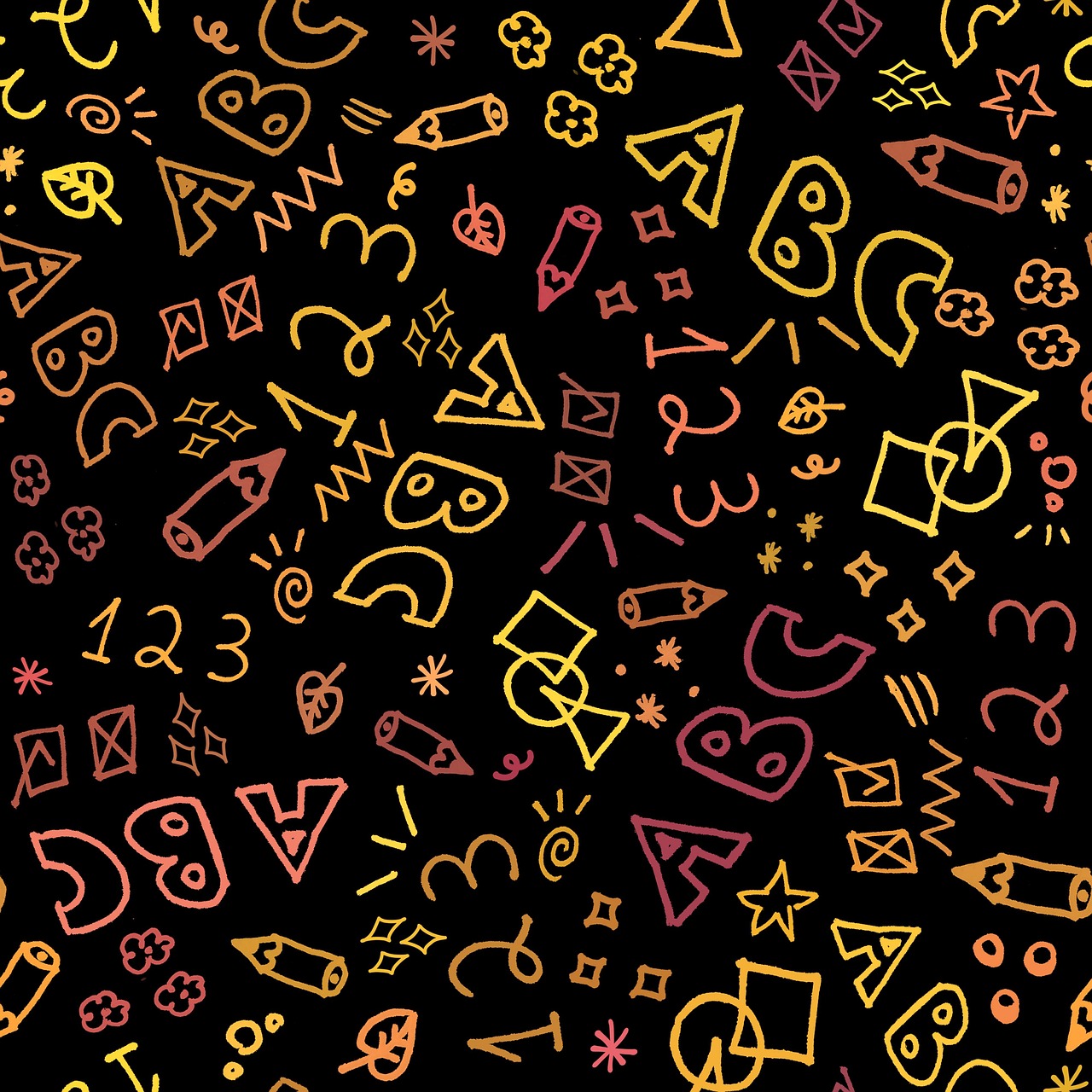 Abc 123 background