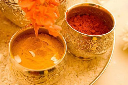 Haldi, Haldi-Schüssel, Haldi Rasam