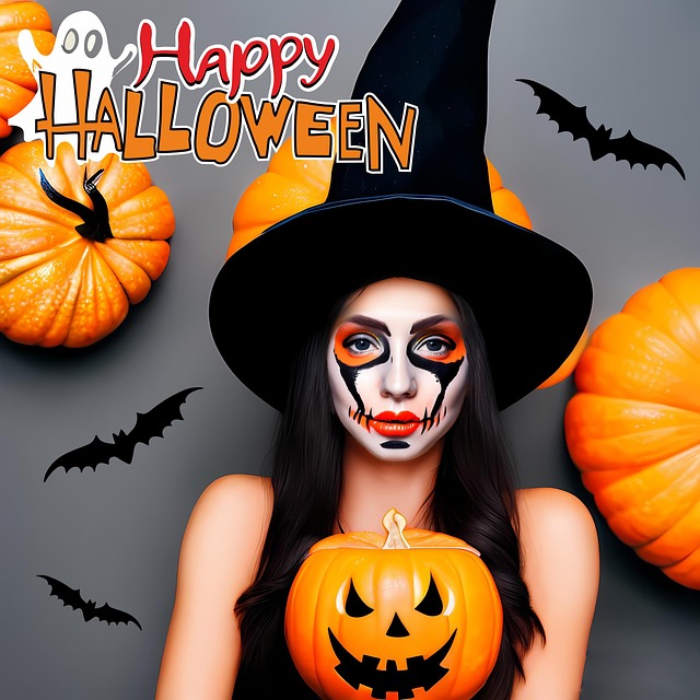 Free witch woman costume illustration