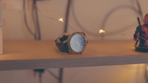 Reloj, Decoración, Luces