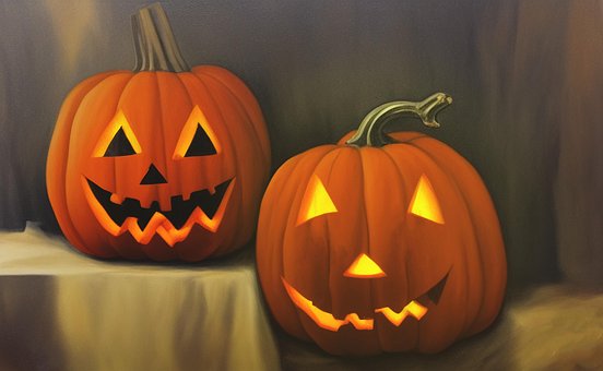 Herfst, Halloween Achtergrond
