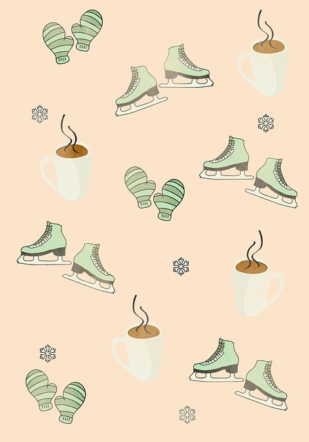 Free background pattern winter illustration