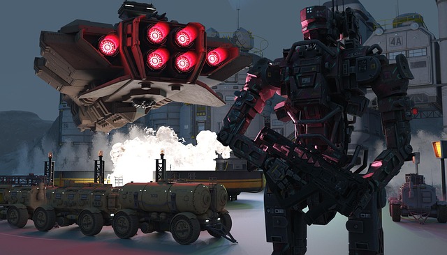 Free spaceport fiction fantasy illustration