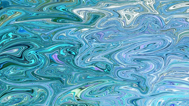 Free structure aqua blue illustration