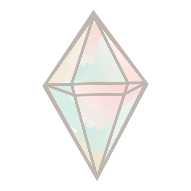 Free jewelry diamond watercolor illustration