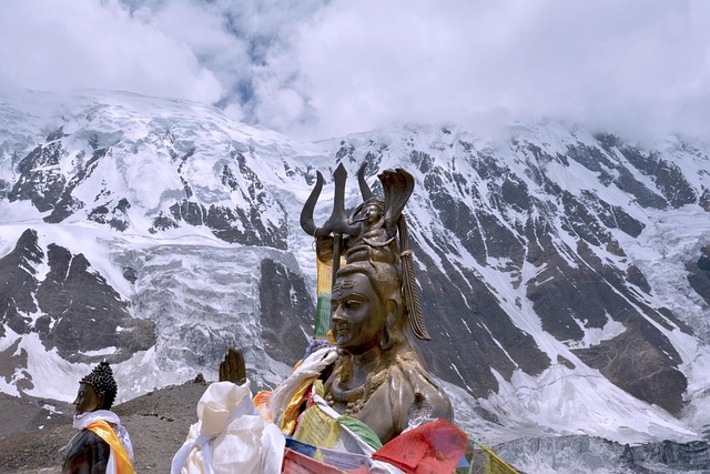 Nepal, Thorong La, Himalaya, Sne, Bjerg