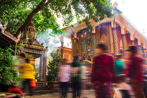 Festival, Pagode, Khmer-Pagoden, Khmer