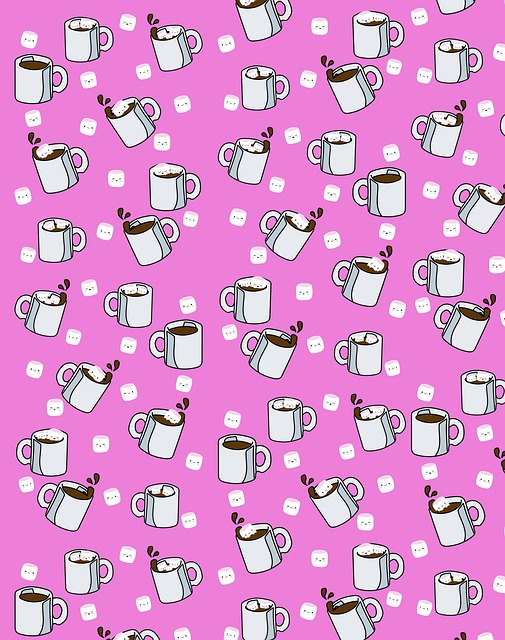 Free coffee chocolate milk drink illustration