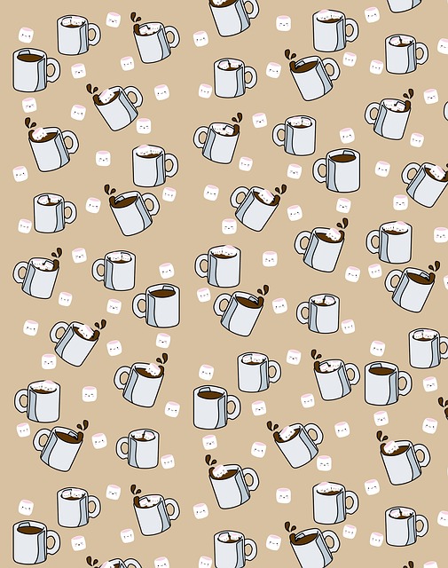 Free coffee chocolate milk drink illustration