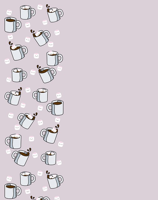 Free coffee chocolate milk drink illustration