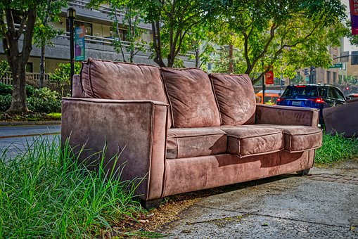 Gade, Sofa, Hjemløs, Møbel, Californien