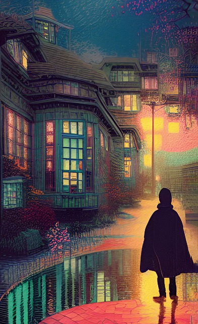 Free watcher house town illustration