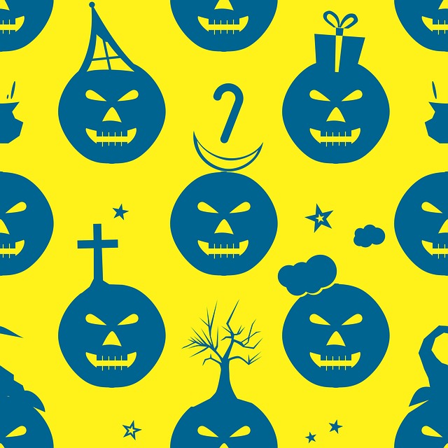Free october 31 halloween pumpkin face smile jack-o'-lantern illustration