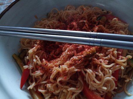 Azië, Eten, Voedsel, Noten, Ramen