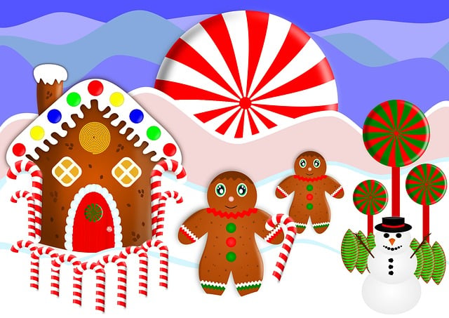 Free map christmas advent vector
