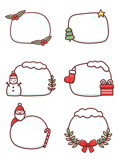 Free Snowman Santa illustration and picture