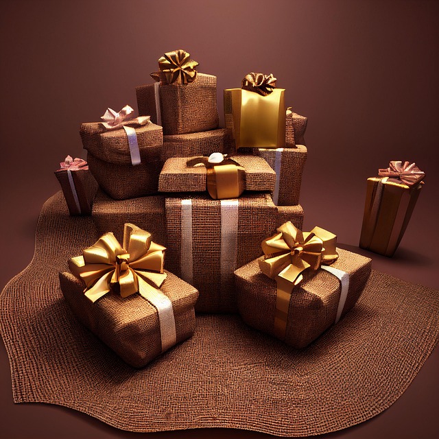 Free gifts bow ribbons illustration