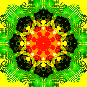 Free Kaleidoscope Pattern illustration and picture
