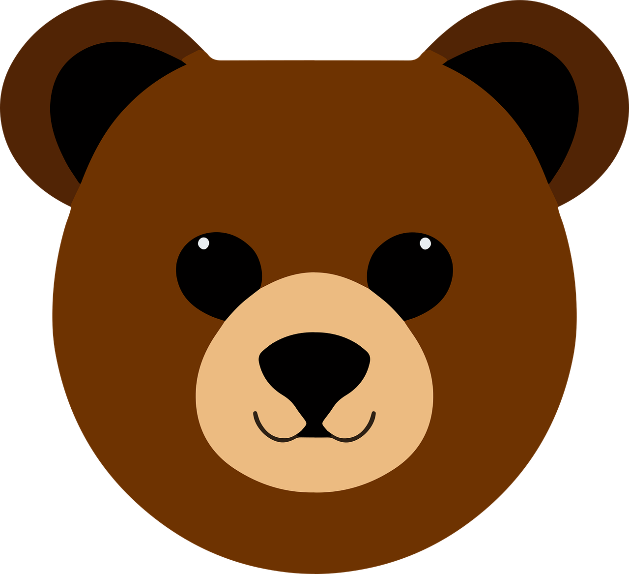Bear Face Clip Art Bear Head Clipart Etsy Bear Face Clip Art Bear Head Clipart Etsy